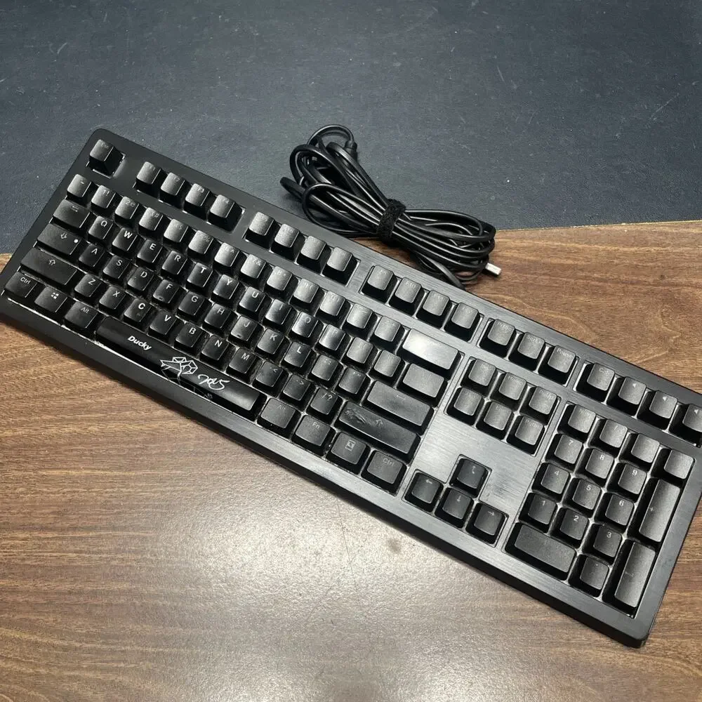 Ducky Shine 5 RGB Mechanical Keyboard ABS Double-Shot Keycaps Tested Working